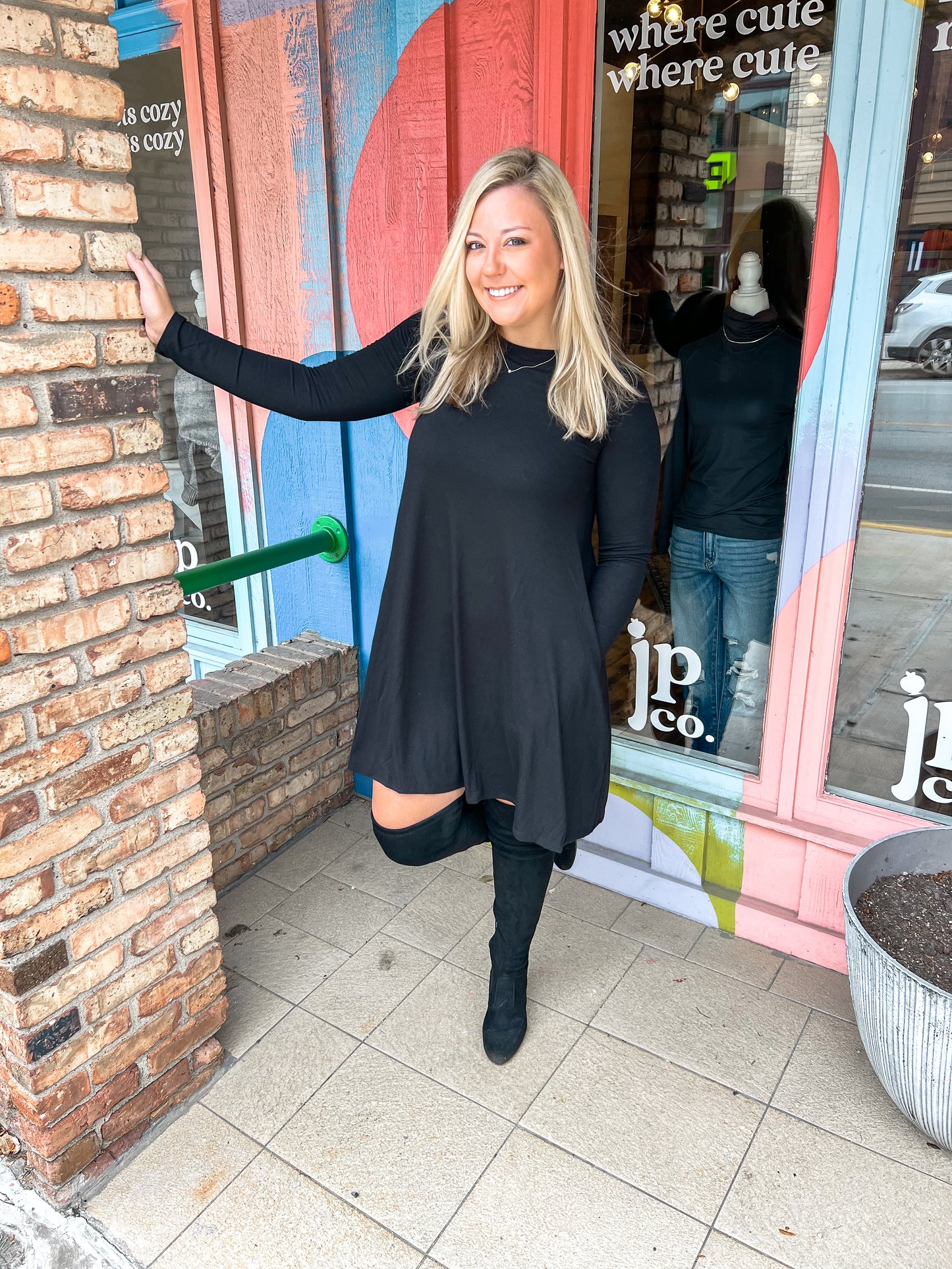 Kara Long Sleeve Tshirt Dress