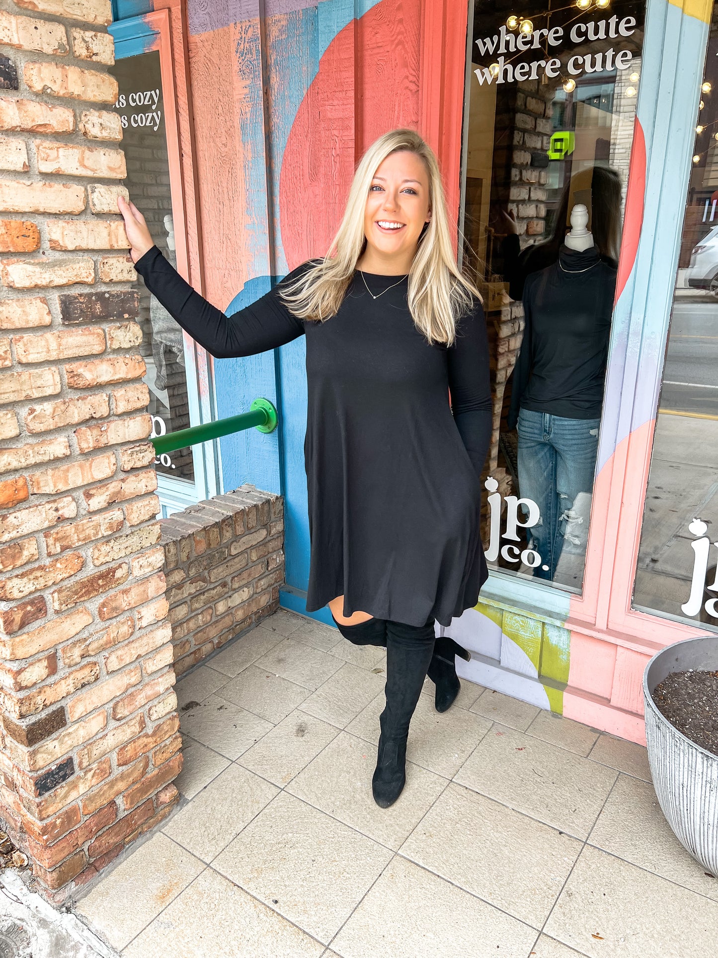 Kara Long Sleeve Tshirt Dress