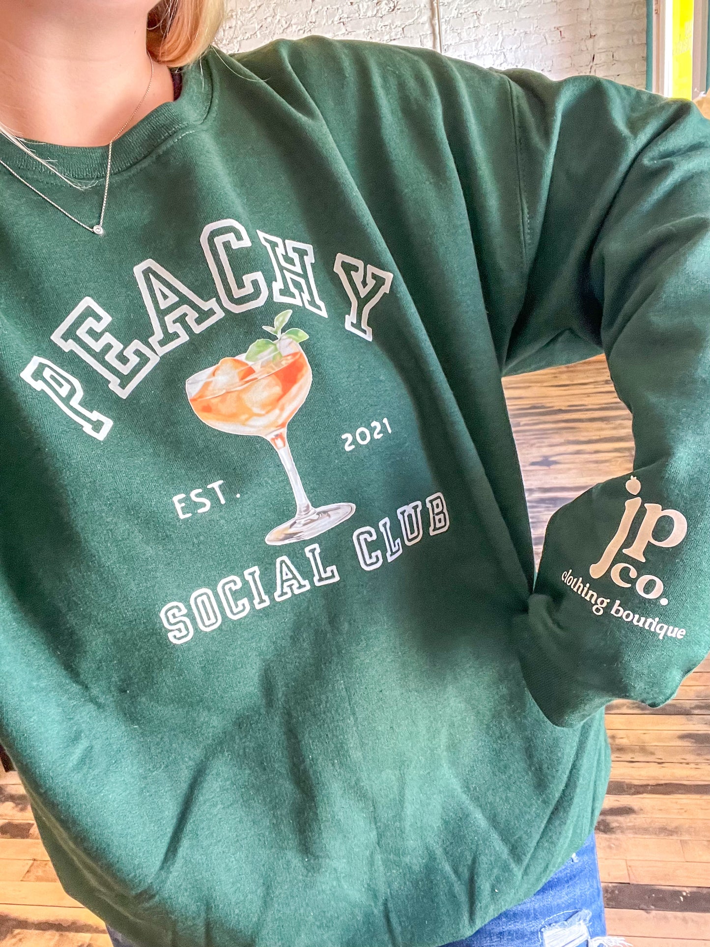 Peachy Social Club Crewneck