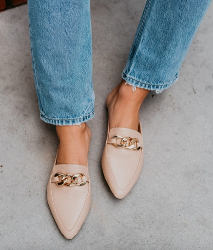 Uptown Girl Mule - Taupe